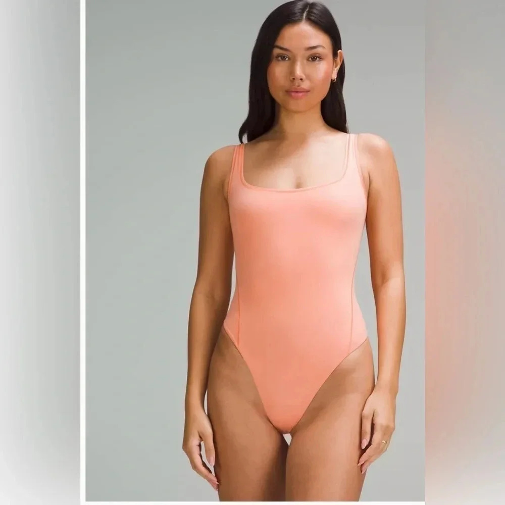 Lululemon Wundermost Ultra-Soft Nulu Square-Neck Sleeveless Bodysuit
